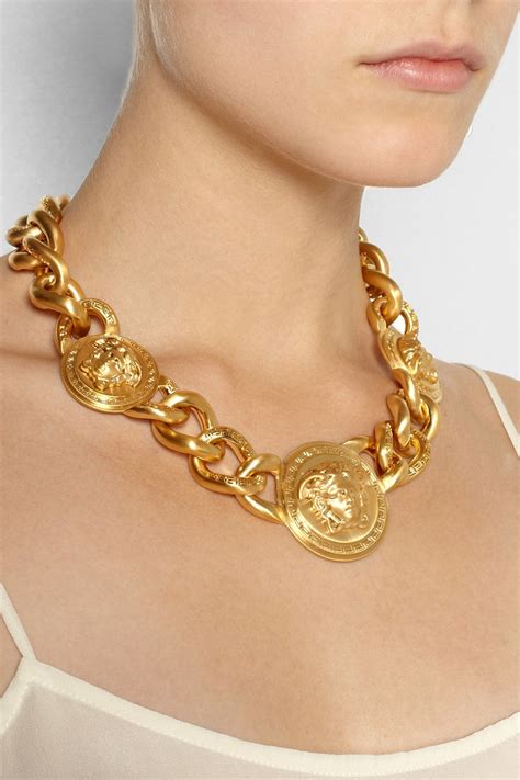 versace pendant necklace.